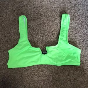 Size 8 bikini top from misguided